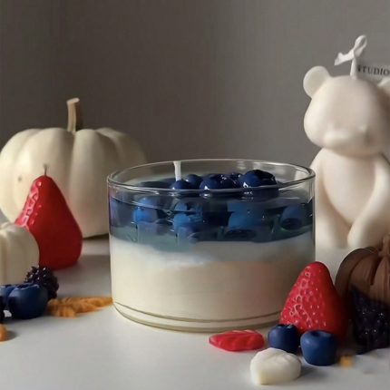 Factory Glass Candle Tins, Empty Candle Vessel Containers,Round Glass Candle Holder, Stackable Glass Jar